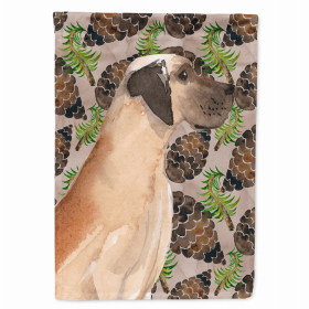 Cones/Dog Breed Themed Flag Canvas House Size (Color: Great Dane, size: 28 x 40)