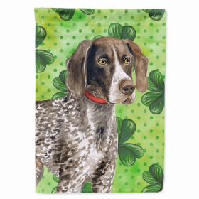 St. Patrick's/Dog Breed Themed Flag Canvas (Color: German Shorthaired Pointer, size: 28 x 40)
