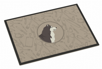 Dog In the Kitchen Mat (size: 27 x 18)