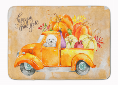 Happy Fall Dog Art Mat (size: 27 x 19)
