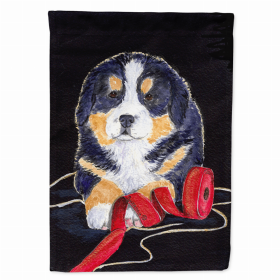 Bernese Mountain Dog Flag Canvas House Size (Color: SS8569CHF, size: 28 x 40)