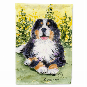Bernese Mountain Dog Flag Canvas House Size (Color: SS8708CHF, size: 28 x 40)